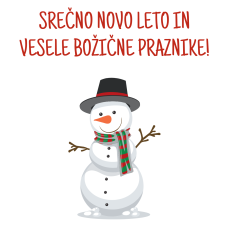 Papirnata darilna vrečka SREČNE PRAZNIKE Papirnata darilna vrečka SREČNE PRAZNIKE