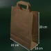 Papirnata nosilna vrečka z RAVNIM ROČAJEM 22x10x28 RJAVA Papirnata nosilna vrečka z RAVNIM ROČAJEM 22x10x28 RJAVA